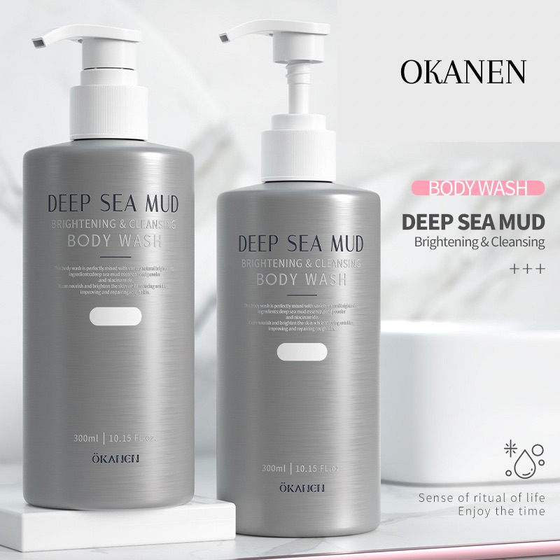Jual DEEP SEA MUD BODY WASH OKANEN 300 ML Shopee Indonesia