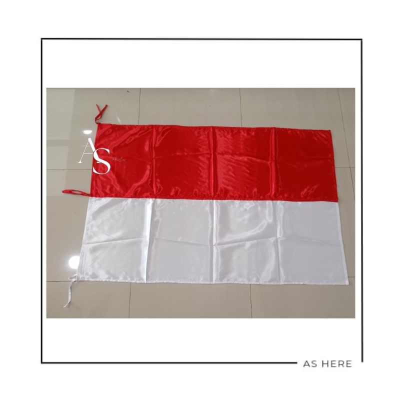 Jual Bendera Merah Putih Ukuran 90 X 135 Cm Bahan Satin Shopee Indonesia 