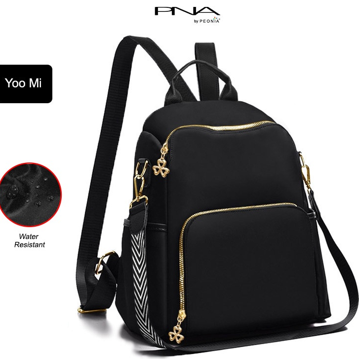 Jual Peonia PNA YOOMI Water Resistant tas ransel wanita import korean ...