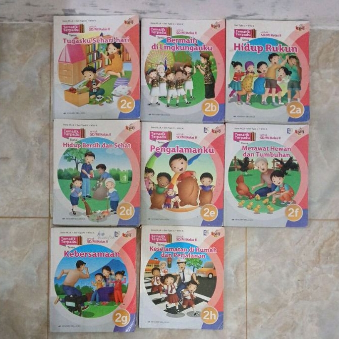 Jual Buku Bekas Original Tematik Terpadu Untuk Kelas A B C D E F