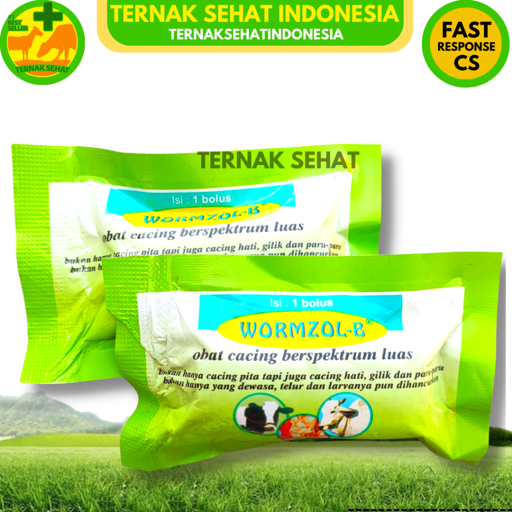 Jual WORMZOL B 1 BOLUS SACHET - Obat Cacing Untuk Sapi Dan Kerbau ...