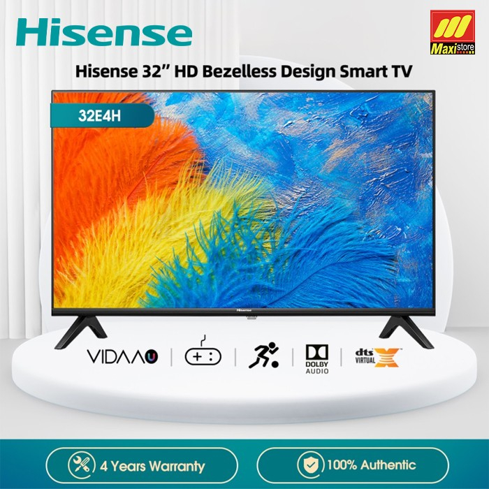 Jual HISENSE 32E4H LED 32" HD Smart TV [32 Inch] Digital Garansi