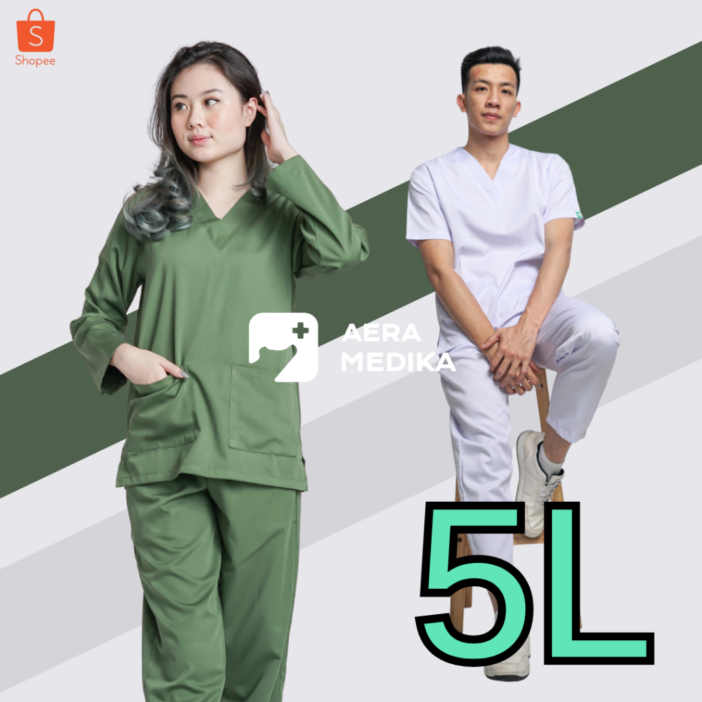 Jual 5l Scrub Baju Jaga Baju Ok Baju Dokter Seragam Oka