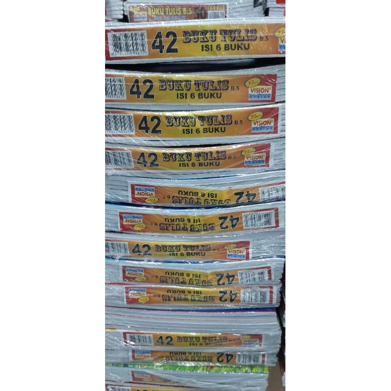 Jual BUKU TULIS BOXY VISION 42 LEMBAR (PACK) | Shopee Indonesia
