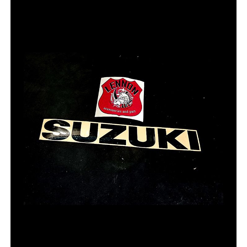 Jual stiker sticker cutting tulisan SUZUKI pintu belakang Jimny katana