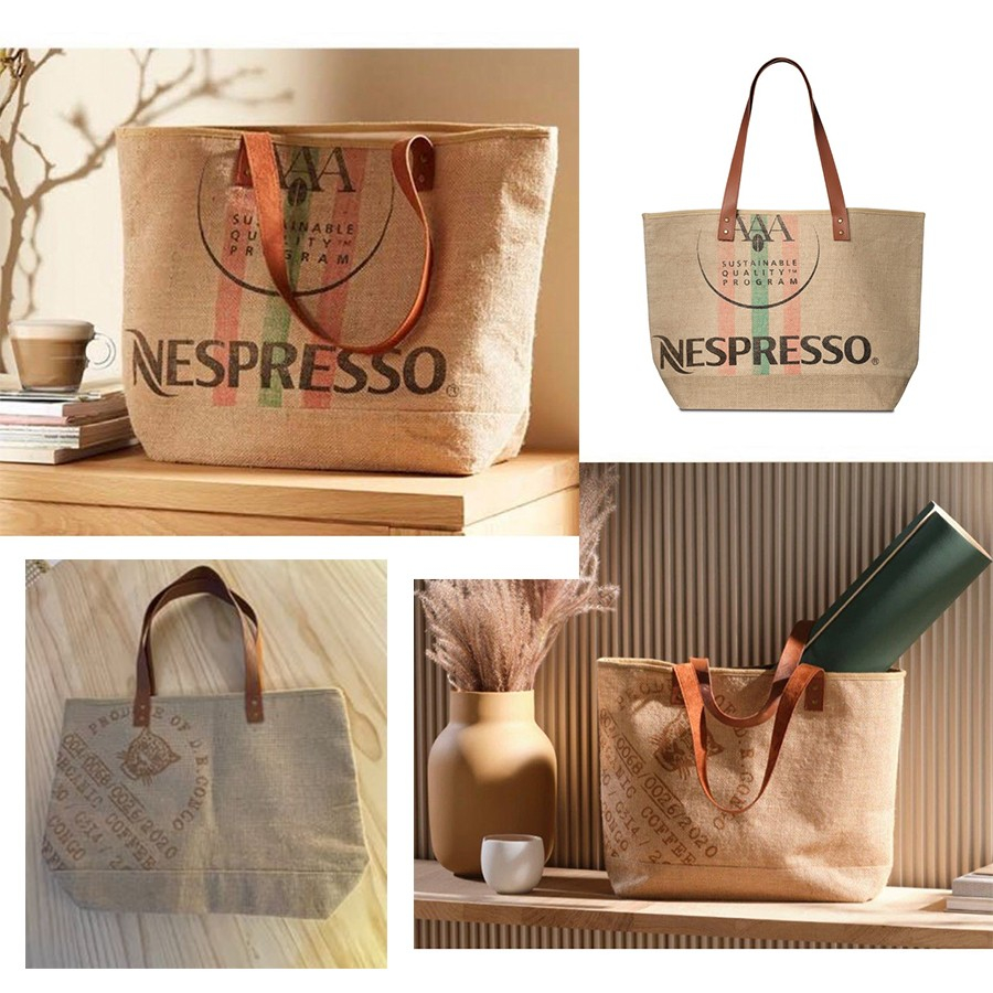 Jual Nespresso Jute Tote Bag Limited Edition Shopee Indonesia