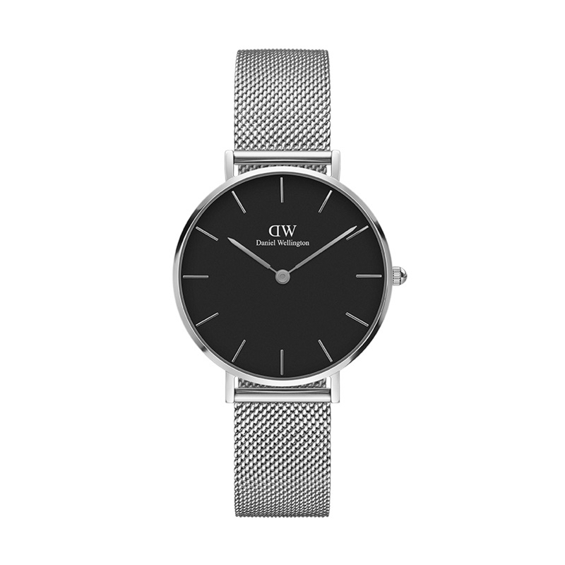 Daniel Wellington Black Chain Watches For Womens Iconic Link