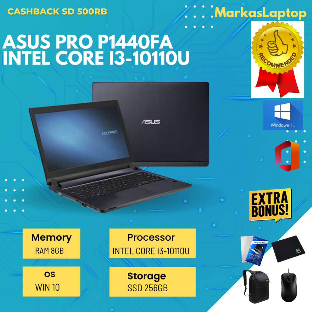 Jual Asus Pro P1440fa Intel Core I3 10110u Ram 8gb Ssd 256gb 14inch Shopee Indonesia 8430