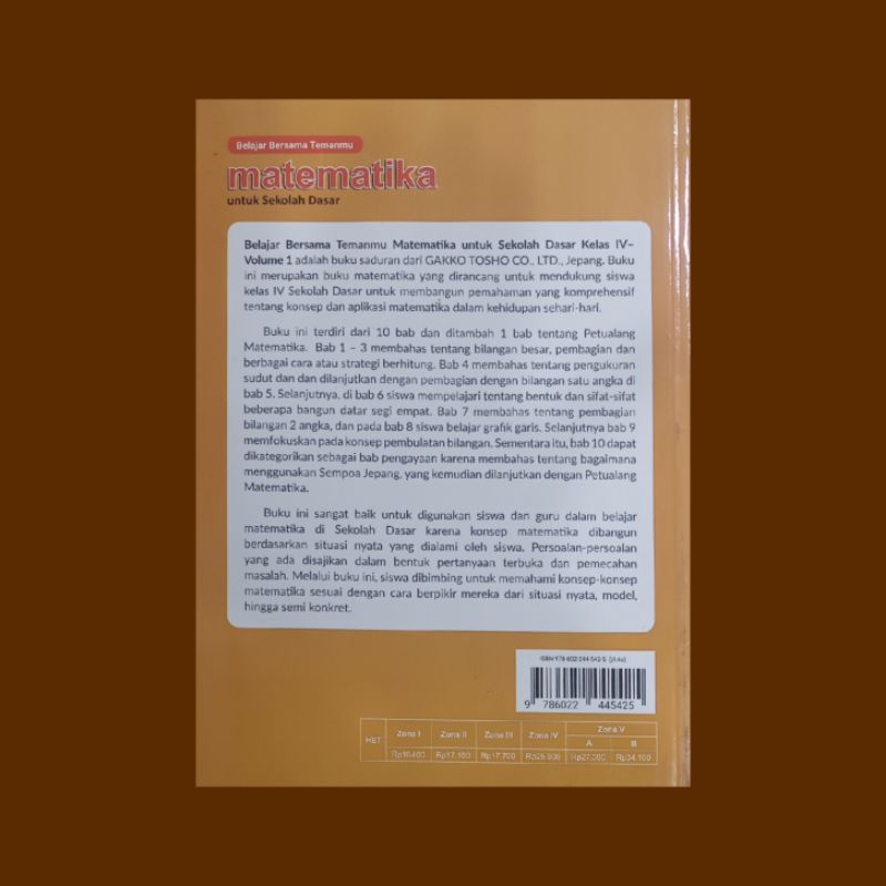 Jual Matematika SD Kelas 4 Semester 1 & 2 Paket Kurikulum Merdeka 2021 ...