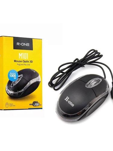 Jual Mouse Optik 3D R-ONE M101/Mouse Kabel R-ONE | Shopee Indonesia