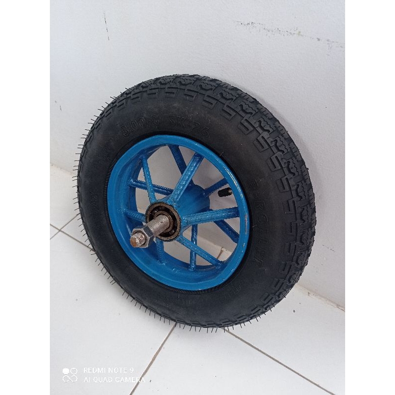 Jual Roda gerobak sorong artco ban express ring 8 + as | Shopee Indonesia