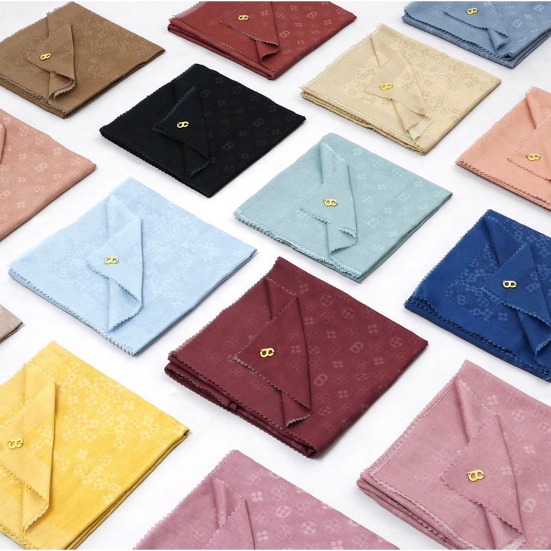 Jual BUTTONSCARVES SCRAMBLE VOILE SQUARE | Shopee Indonesia