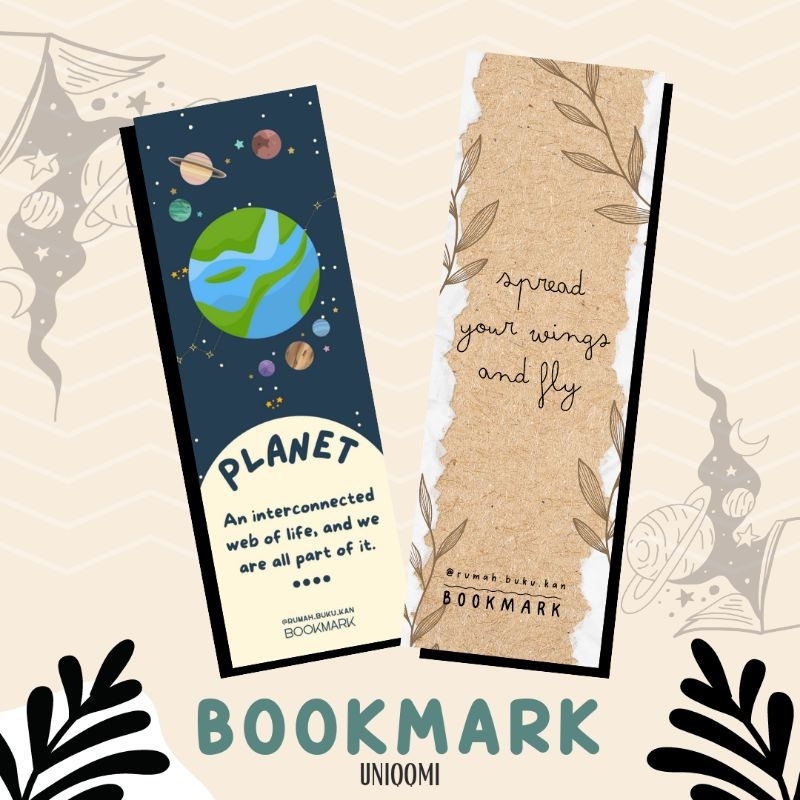 Jual Custom Bookmark Pembatas Buku Pembatas Buku Pembatas Buku Murah