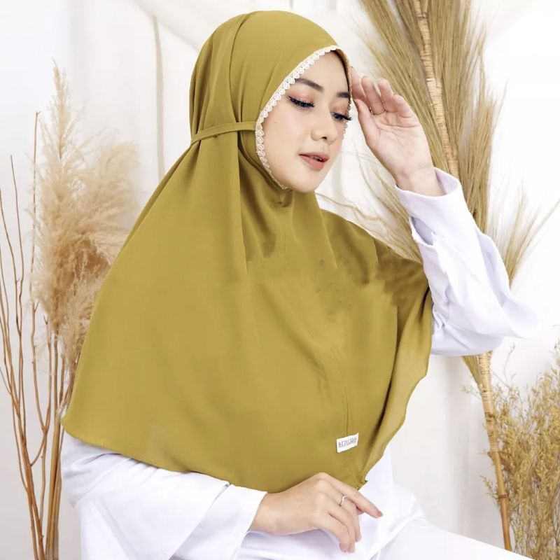 Jual BERGO MARYAM RENDA CRINKLE AIRFLOW L/KERUDUNG RENDA L/HIJAB RENDA ...