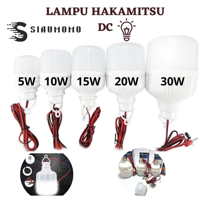 Jual DC- HAKAMITSU Lampu Bohlam LED DC 5w 10w 15w 20w 30w HAKAMITSU ...