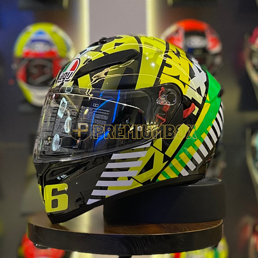Jual HELM AGV K3 SV MPLK ASIA FIT TRIBE 46 / FULL FACE / DOUBLE VISOR