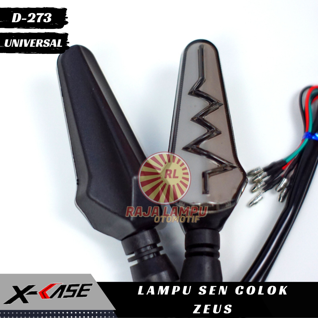 Jual lampu sen motor led variasi Petir Sen Reting Moge Runing 2warna ...