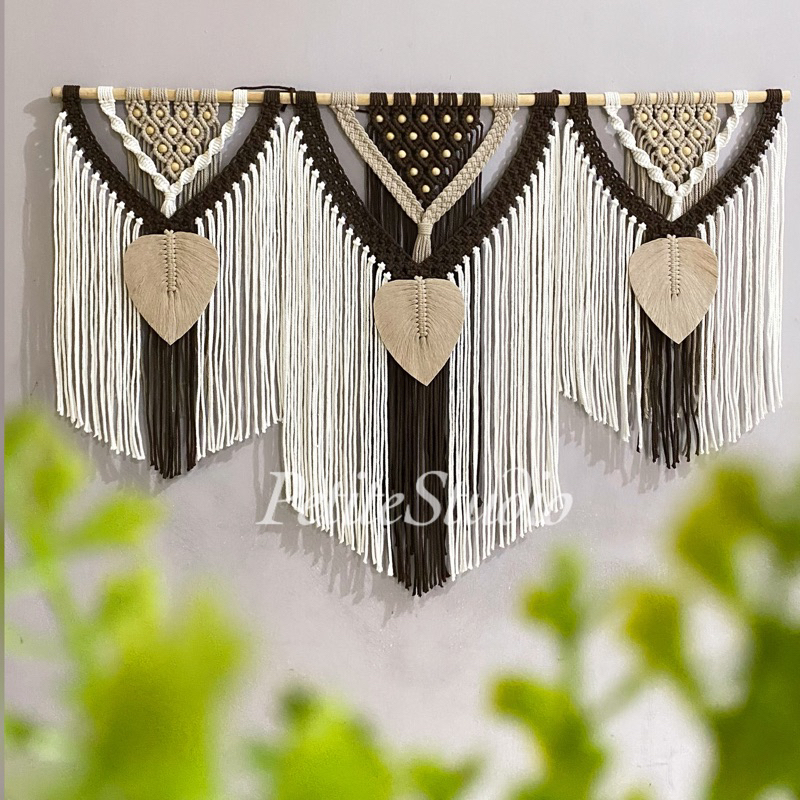 Jual Macrame Wall Hanging Cm Home Decor Wall Decor Dekorasi Rumah Shopee Indonesia