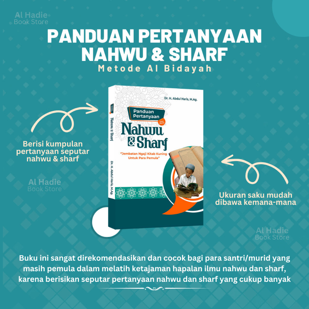 Jual BUKU PANDUAN PERTANYAAN NAHWU SHOROF Metode Al Bidayah / Buku ...