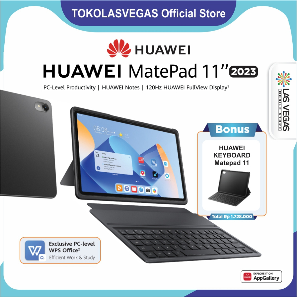 Jual HUAWEI MatePad 11 2023 Tablet 6+128GB Keyboard Original | Shopee ...