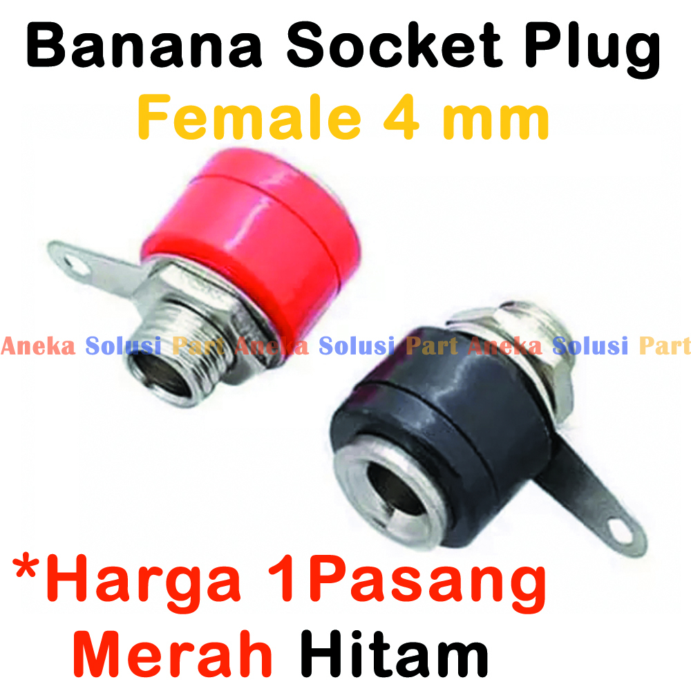 Jual 1 Pasang Banana Socket Plug Female | Shopee Indonesia