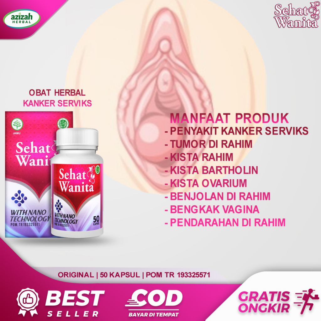 Jual Obat Kanker Serviks Tumor Polip Rahim Miom Kista Barholin Ovarium