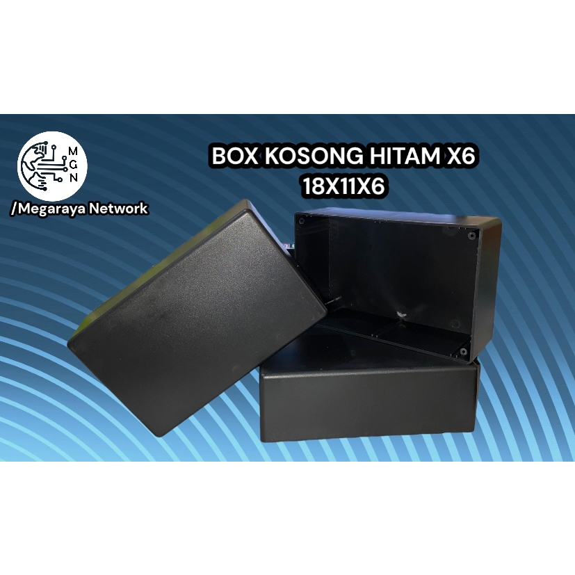 Jual BOX plastik hitam X6 (kosong) | Shopee Indonesia
