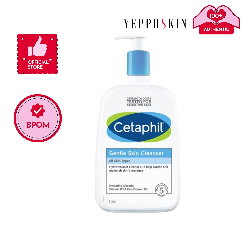 Jual CETAPHIL Gentle Skin Cleanser 1000ml | Shopee Indonesia