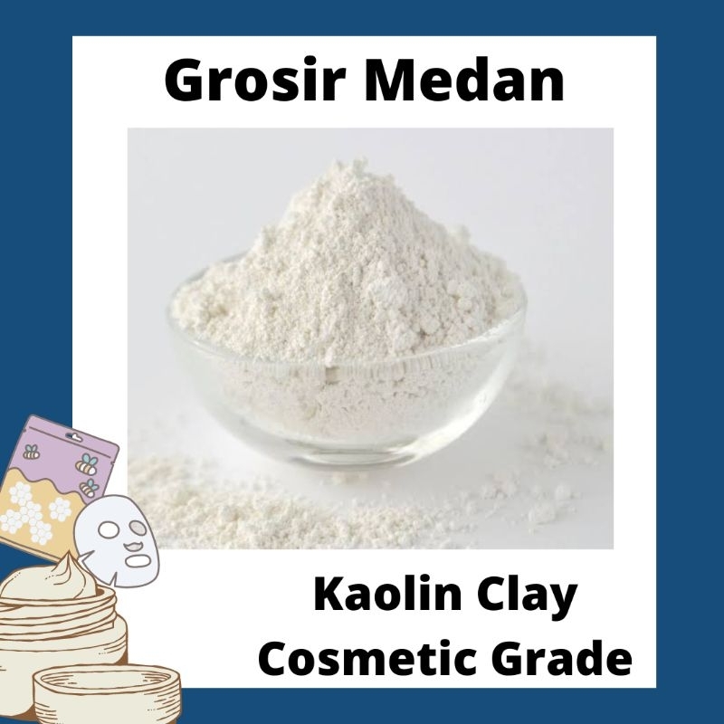 Jual Kaolin Clay Bubuk Kaolin Cosmetic Grade 500 gram | Shopee Indonesia