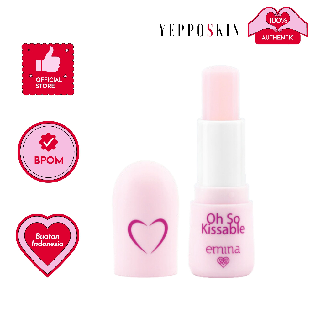 Jual EMINA Oh So Kissable Tinted Balm Stick 3.4 g Lip Balm Shopee