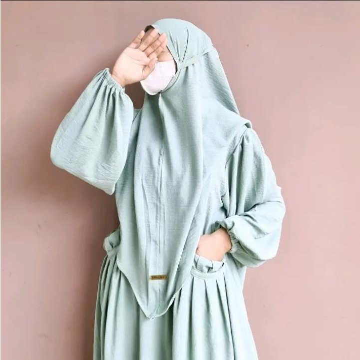 Jual Cod Gamis Terbaru 2024    Zaskia Syari   Set Khimar Terbaru  Gamis 