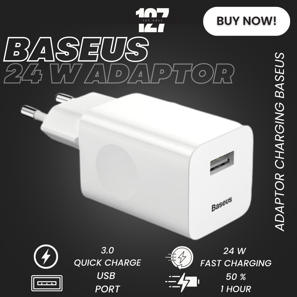 Jual Kepala Charger Baseus Fast Charging W Quick Charge Qc Charging Adaptor Qualcom