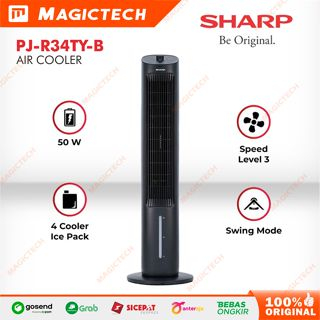 Jual SHARP PJ-R34TY-B TOWER AIR COOLER R34TY PJR34TYB R34 | Shopee ...