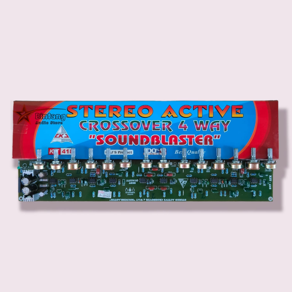 Jual KIT CROSSOVER 4 WAY DRIVE RACK plus SUBWOOFER terbaik KIT 418 SOUNDBLASTER CKJ Produk