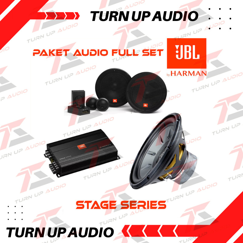 Jual Paket Audio Mobil Full Set Sound System JBL STAGE SERIES Harman ...