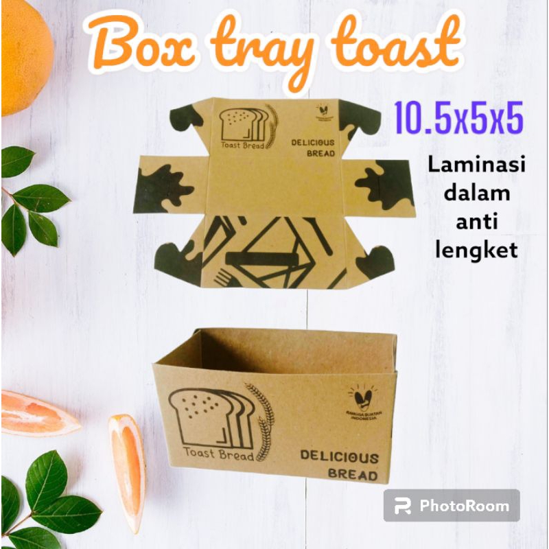 Jual box roti toast panggang/roti bread toast/box tray roti isi 50 pcs ...