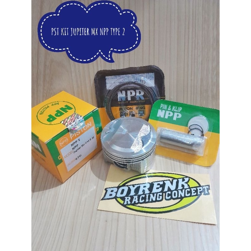 Jual PISTON KIT RUBAHAN JUPITER MX 5455 NPP TYPE 2 Shopee