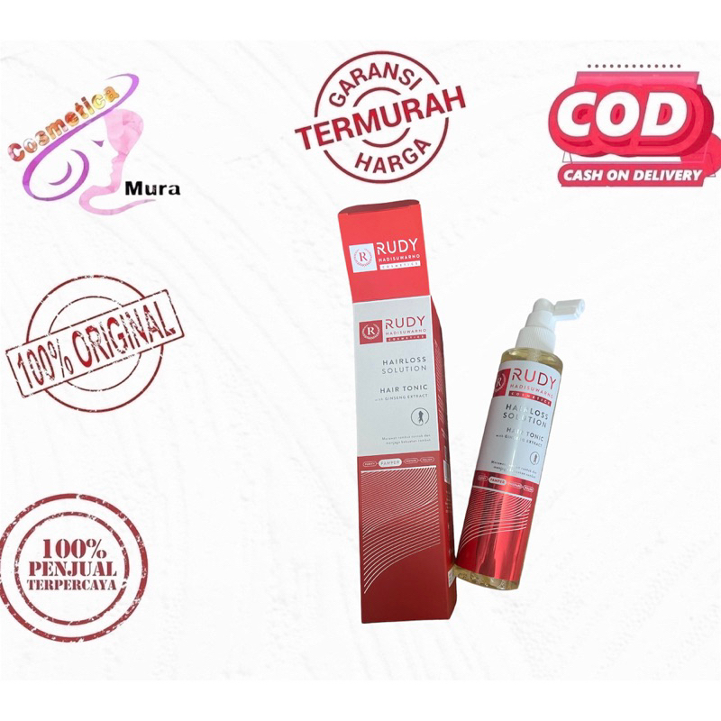 Jual ** RUDY HAIR TONIC 200ML ** [ hair tonic rudy ] rudy hadisuwarno hair tonic hair loss 220