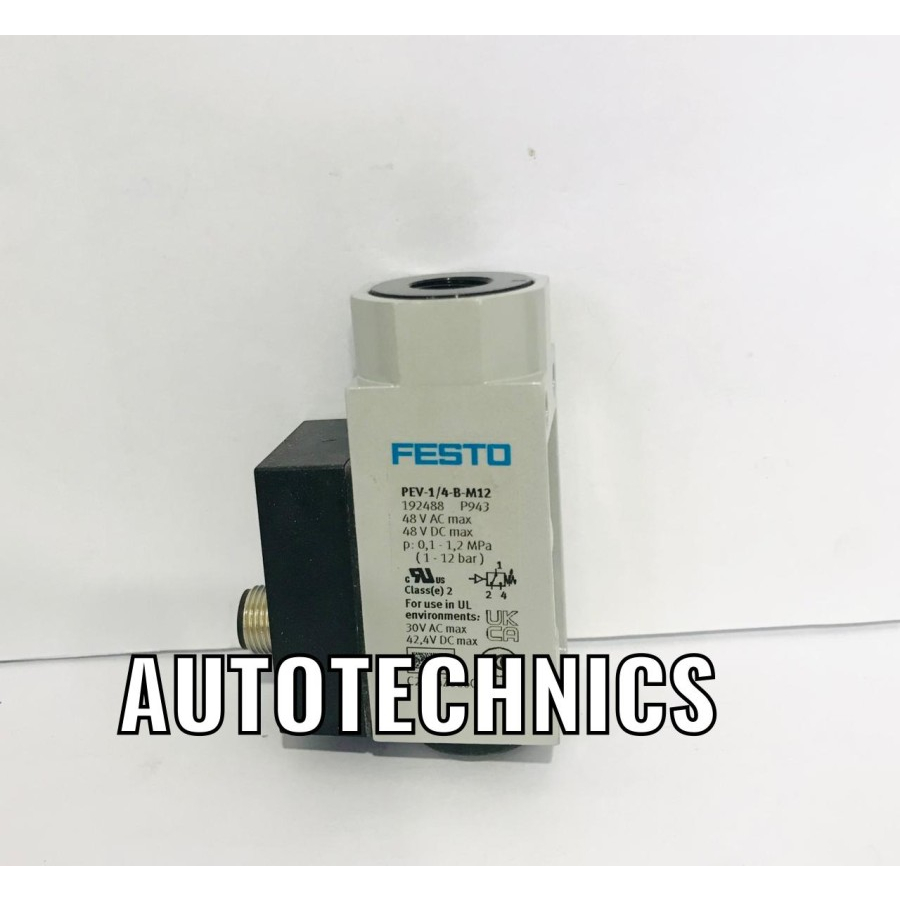Jual PRESSURE SWITCH FESTO PEV-1/4-B-M12 192488 READY STOCK | Shopee ...