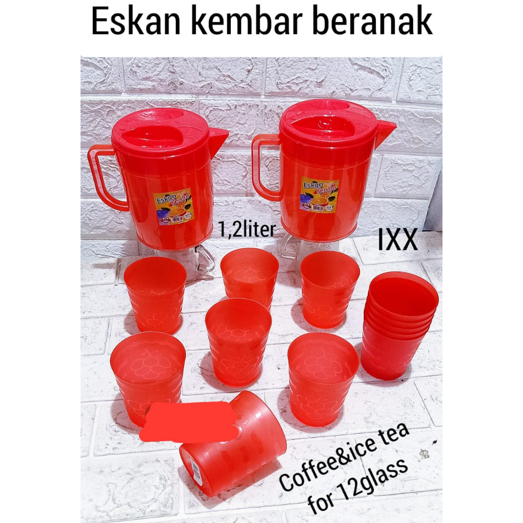 Jual Eskan Yeobo Eskan Plastik Teko Kembar Teko Set Shopee Indonesia 5028