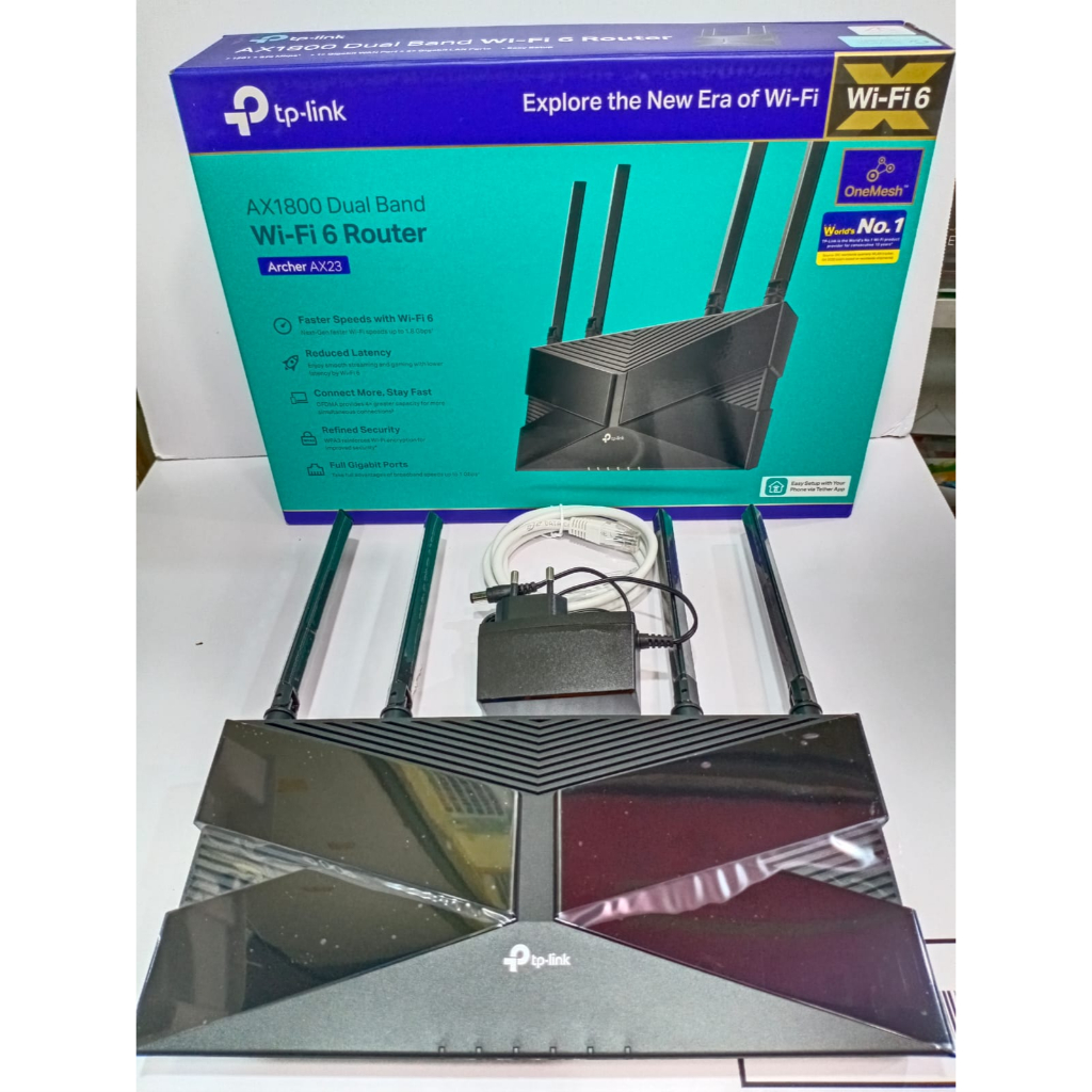 Jual TP-LINK ARCHER AX23 AX1800 DUAL-BAND WIFI 6 ROUTER | Shopee Indonesia