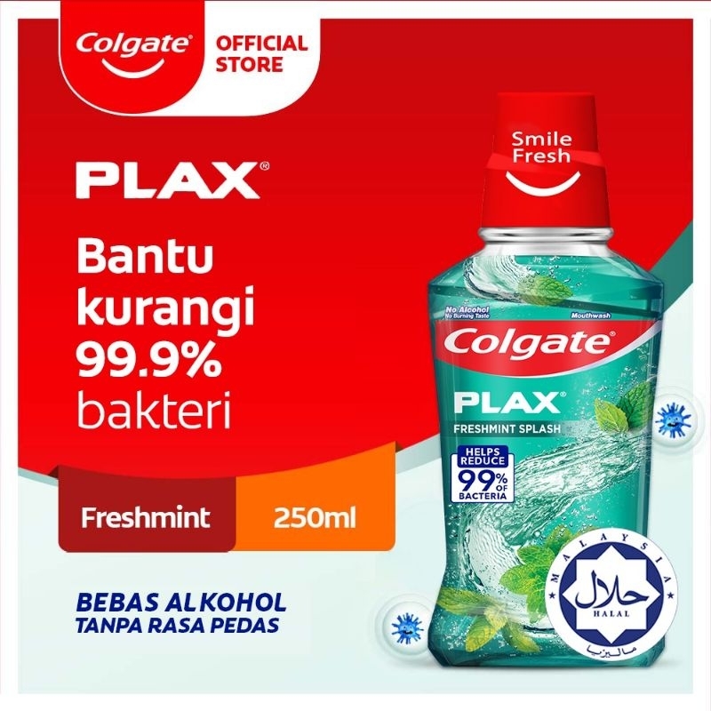 Jual Colgate Plax Freshmint Mouthwash 250 ml | Shopee Indonesia