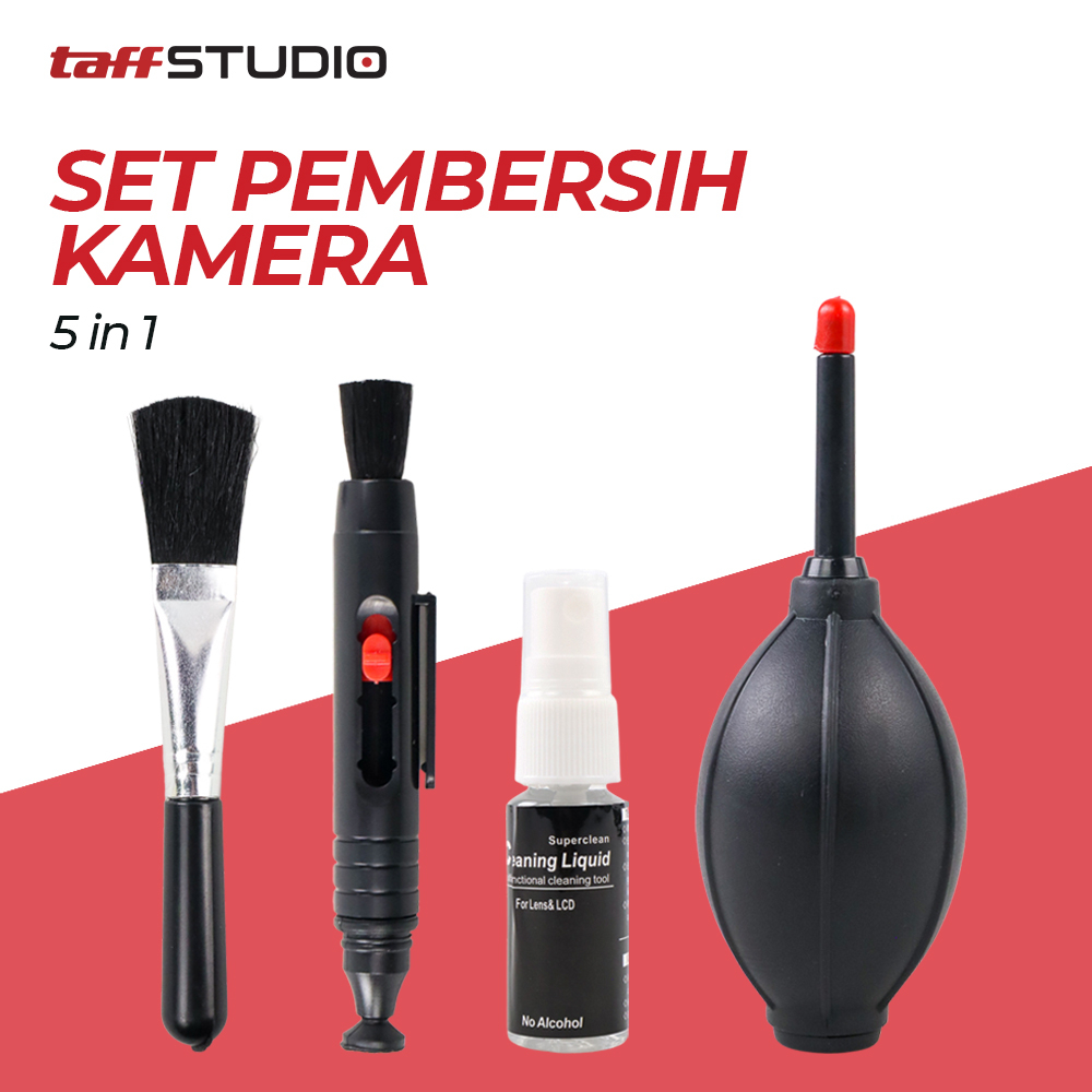 Jual GRATIS ONGKIR Camera Cleaning Kit 5 in 1 Pembersih Kamera Clean