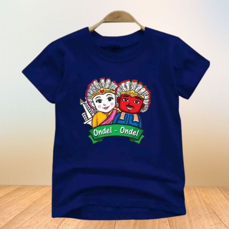 Jual Kaos Anak Distro Ondel Ondel ( 2 - 10 Tahun ) Unisex | Shopee ...