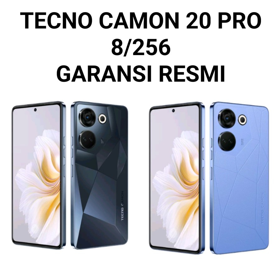 Jual TECNO CAMON 20 PRO 8/256 RAM 8GB INT 256GB HELIO G99 GARANSI RESMI ...