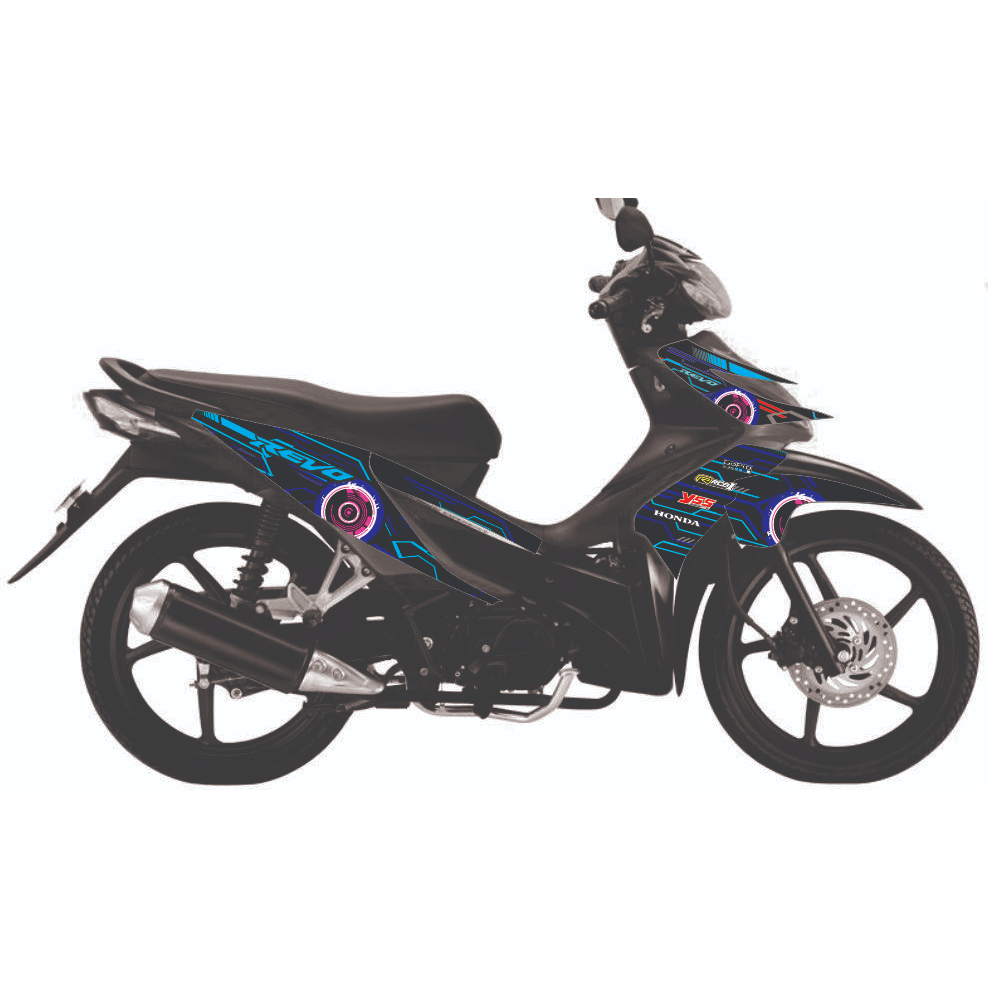 Jual Stiker Striping Revo Absolut Full Body Design Custom | Shopee ...