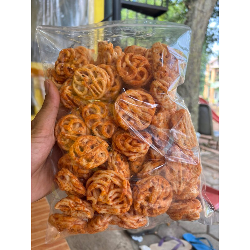 Jual Krupuk Seblak Mawar Rafael Pedas 250gram Shopee Indonesia