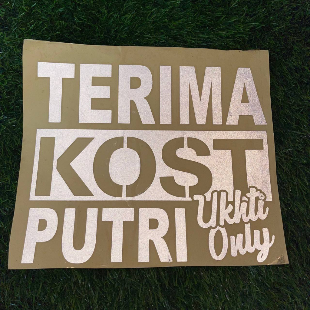 Jual Stiker Cutting Kata Kata Bahan Nyala Ori Premium M Nyala Ukhti