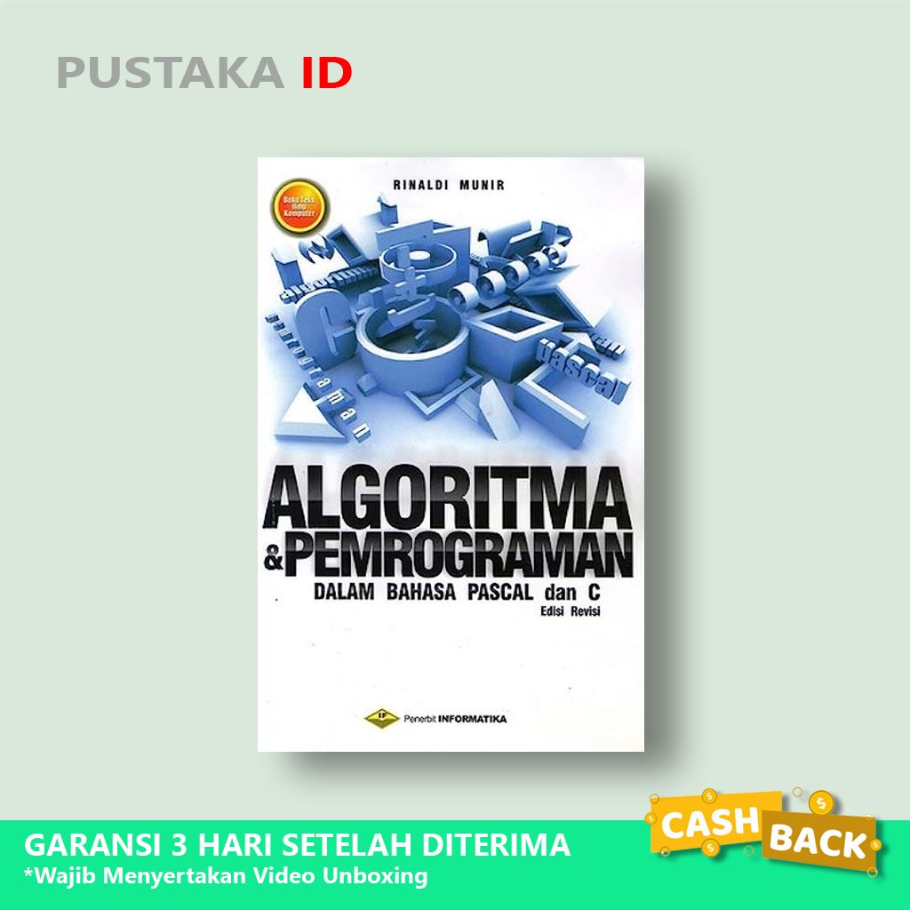 Jual Algoritma Dan Pemrograman Dalam Bahasa Pascal Dan C Edisi Revisi ...