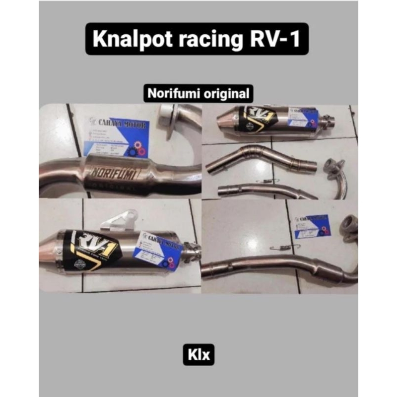 Jual knalpot racing RV1 KLX | Shopee Indonesia